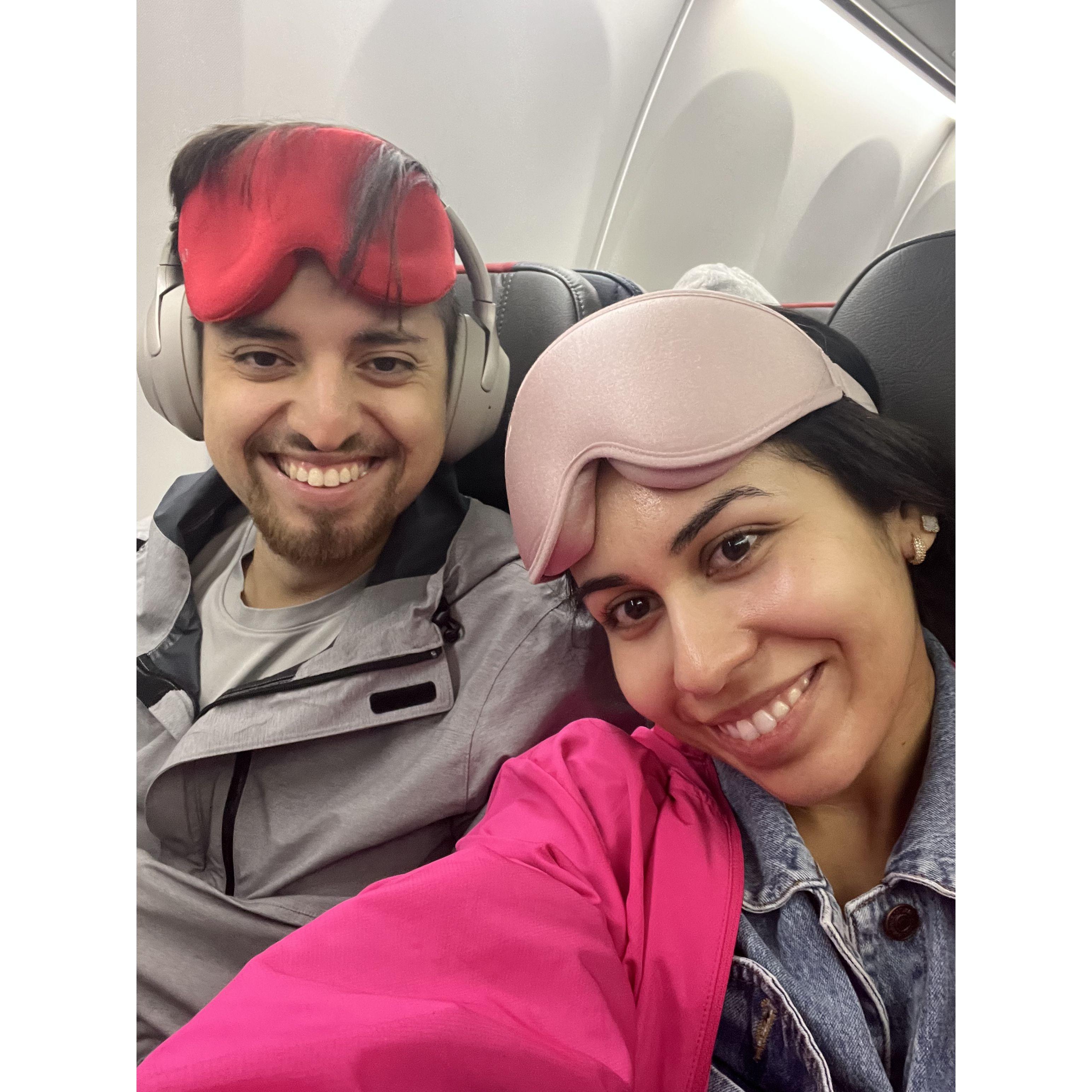 Nos encanta viajar y exploramos muchos lugares juntos.