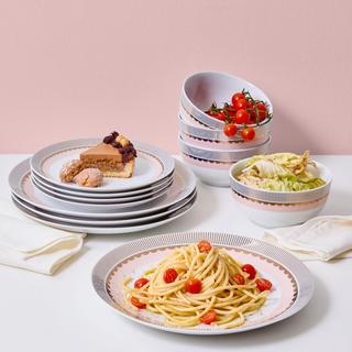 Golden Charm 12-Piece Dinnerware Set, Service for 4
