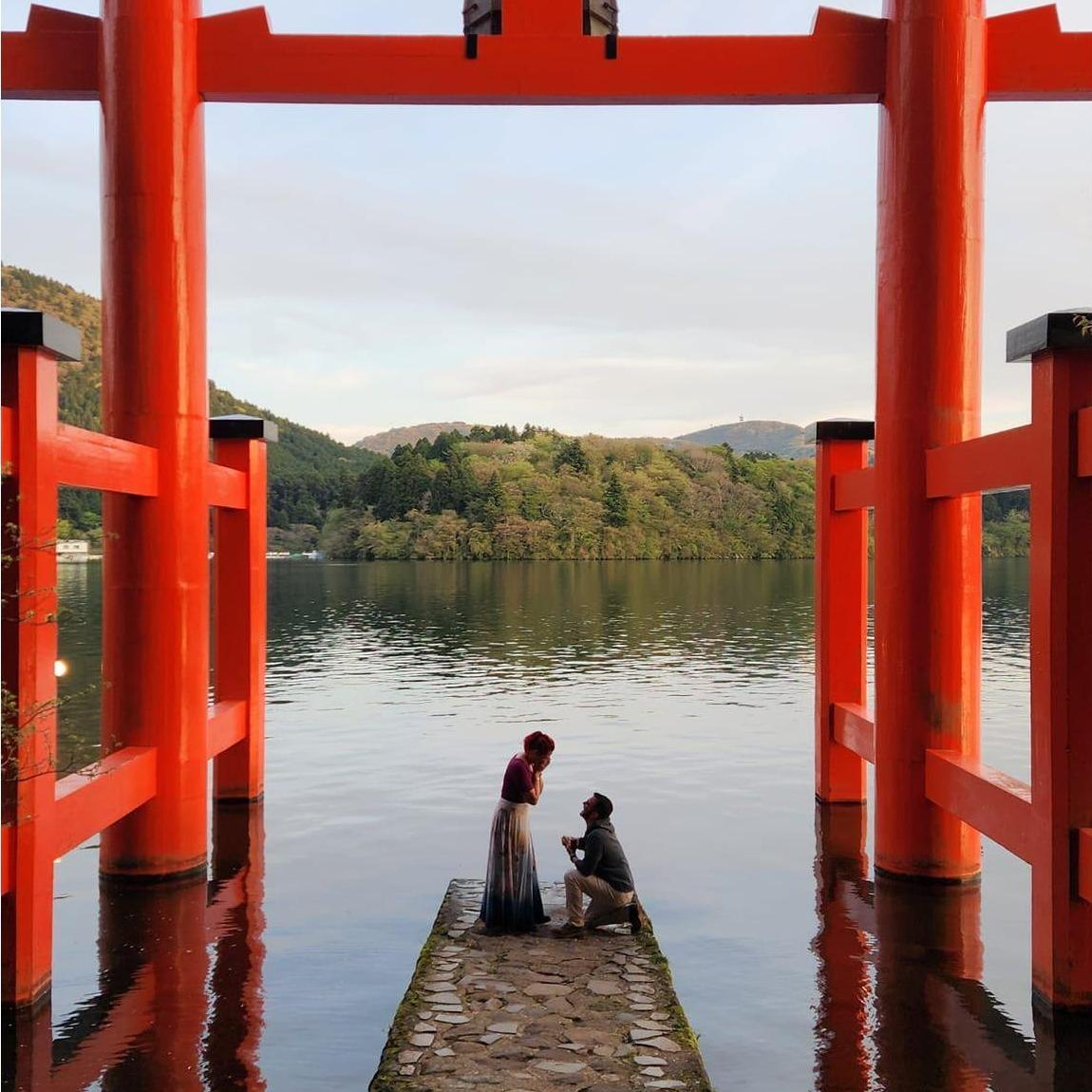 A magical moment in a wonderful journey together.