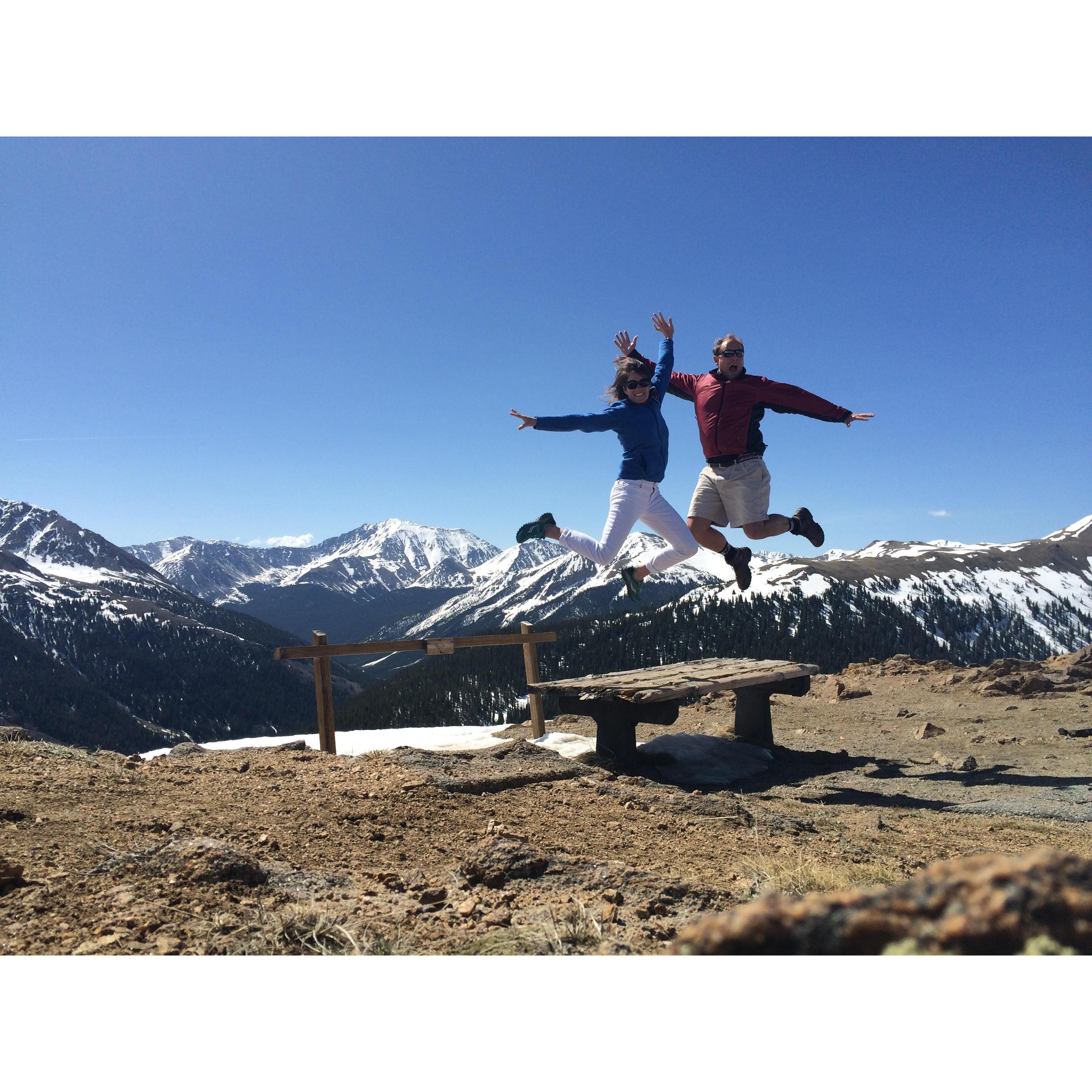 Our first trip together in CO.