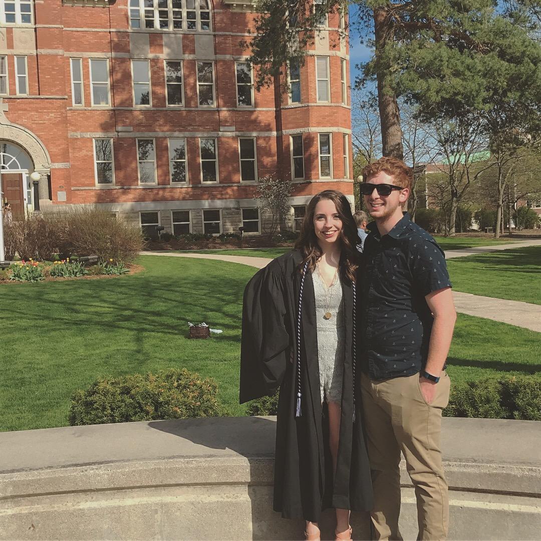 Paige's college graduation, 2018