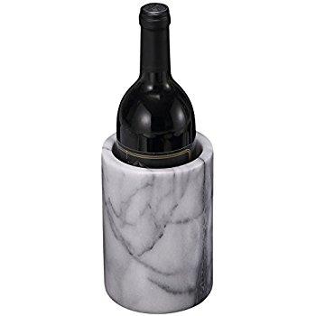 Creative Home Natural White Marble Wine Cooler