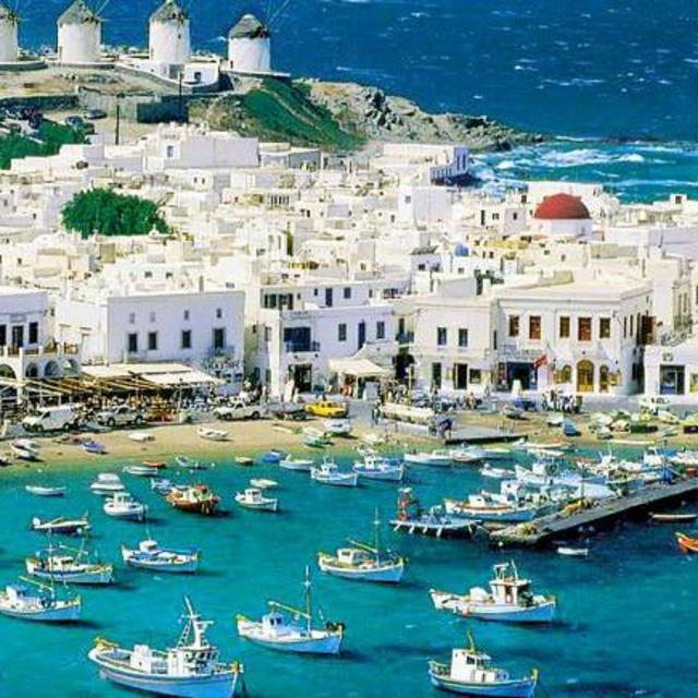 Transportation to Mykonos, Greece