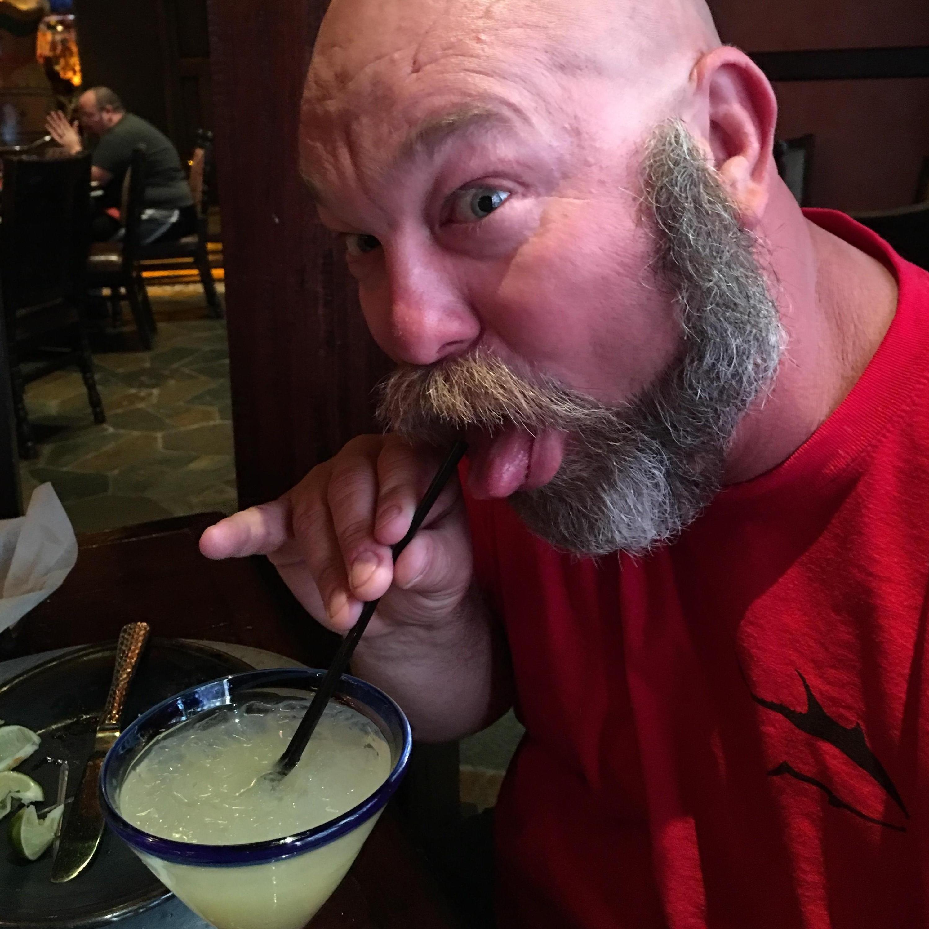 Can't take him anywhere!