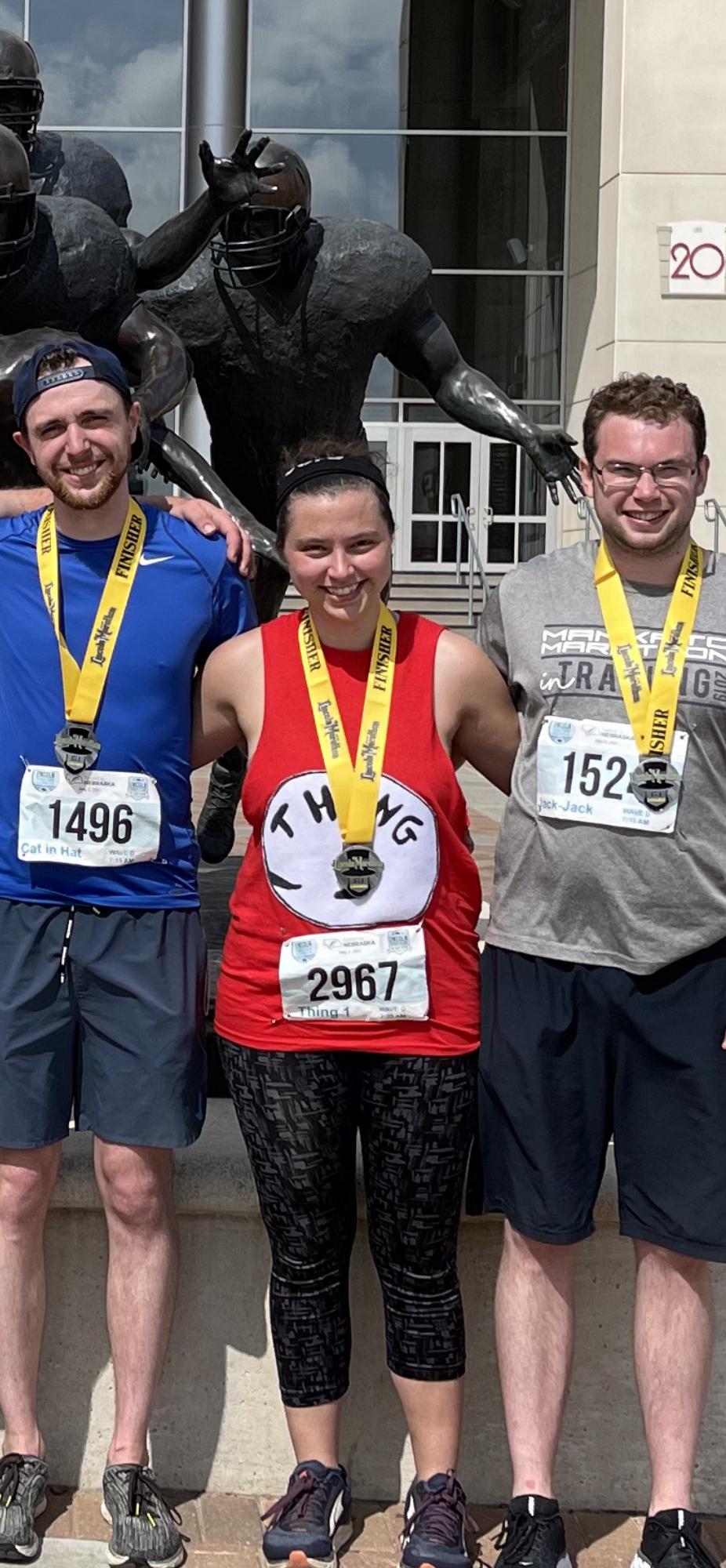 Meet Jack! our friend who kicked the entire lepper families butt in the Lincoln Half Marathon last year.