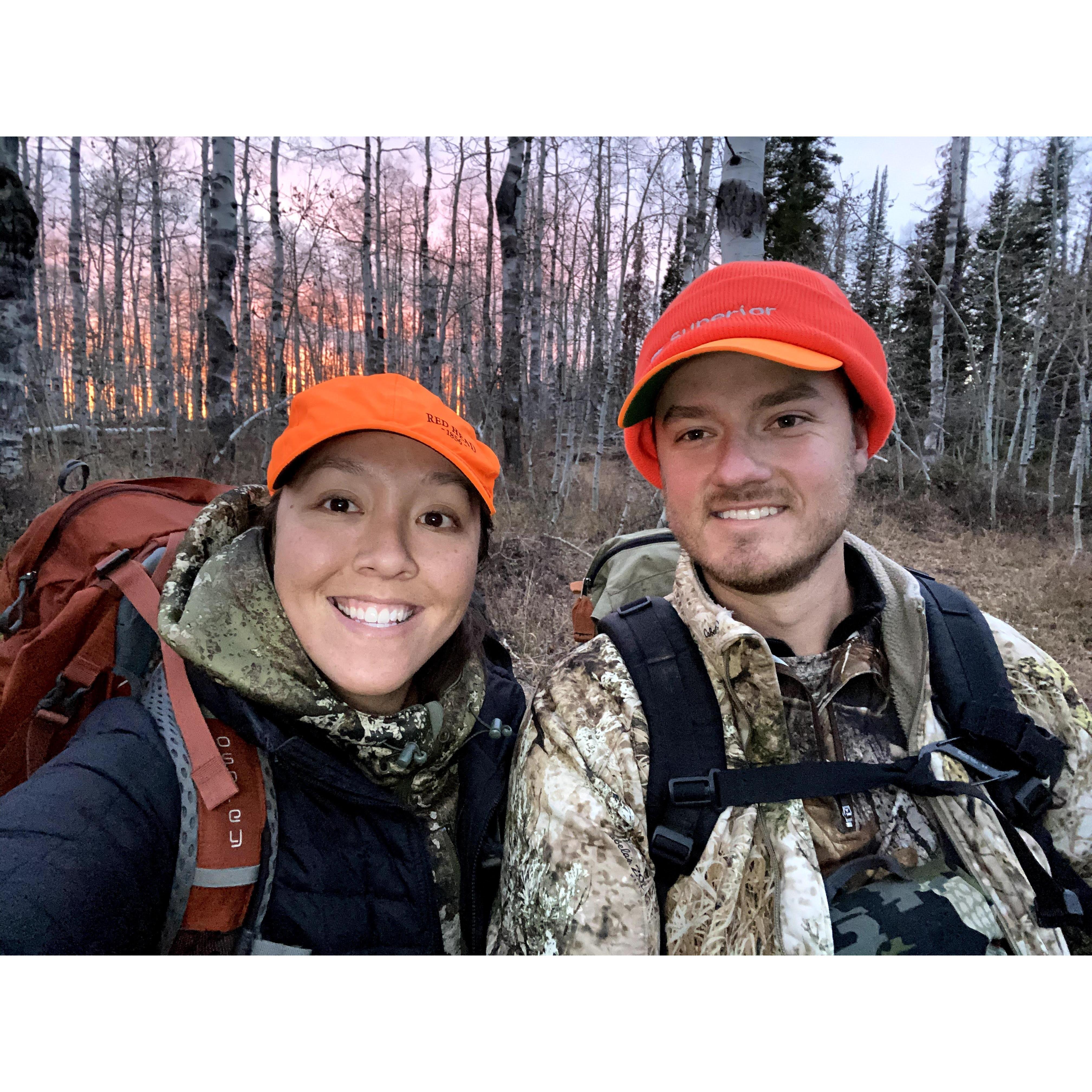 Elk hunting in WY Oct. 2020