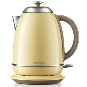 Stainless Steel Electric Tea Kettle | Mellow Yellow
