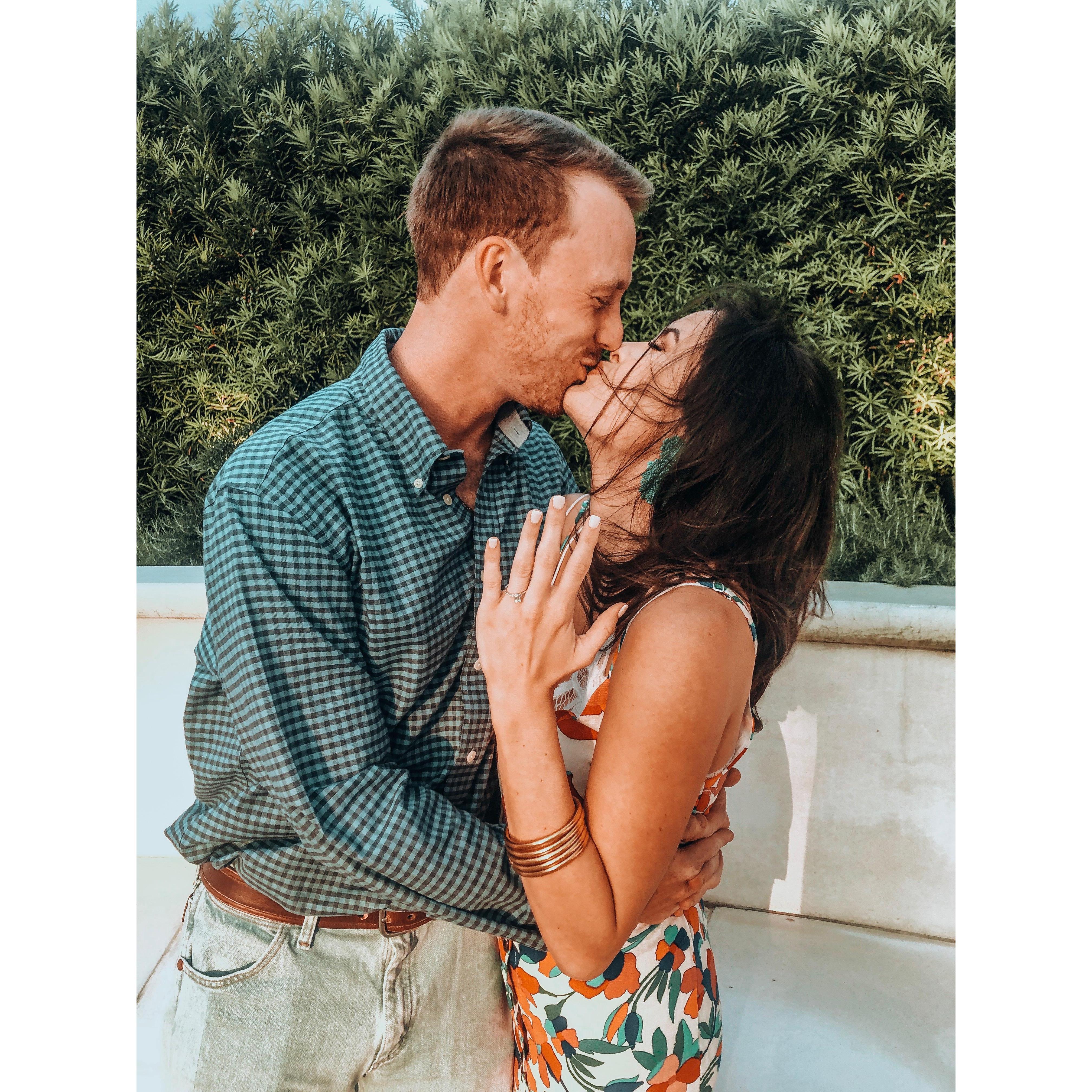 Right after he proposed