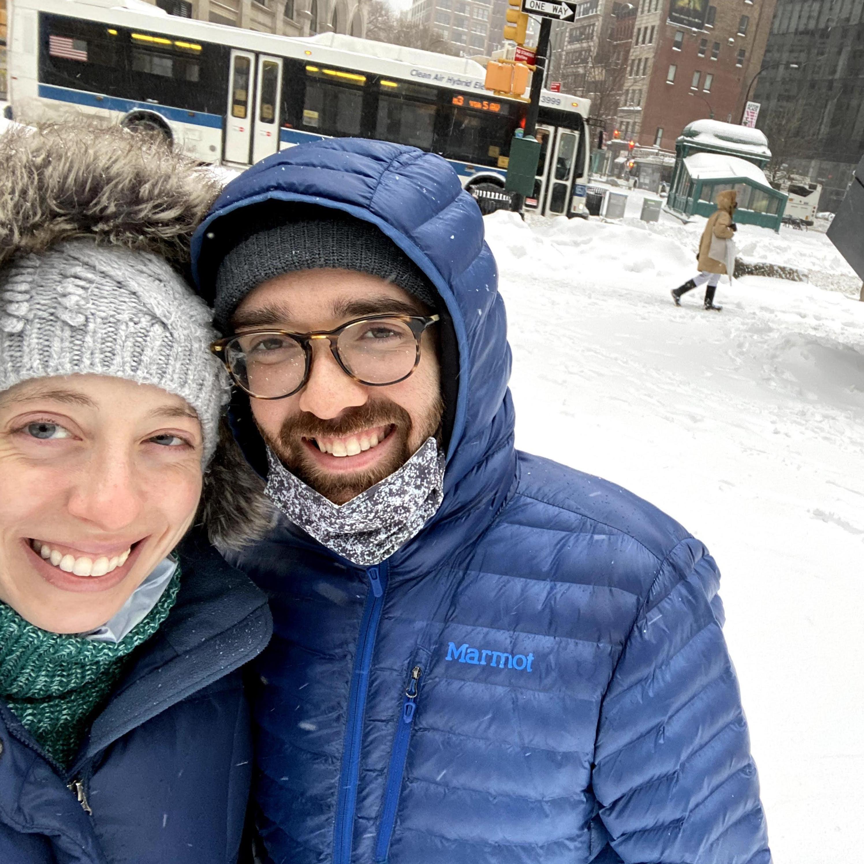 Snow Day in Astor Place