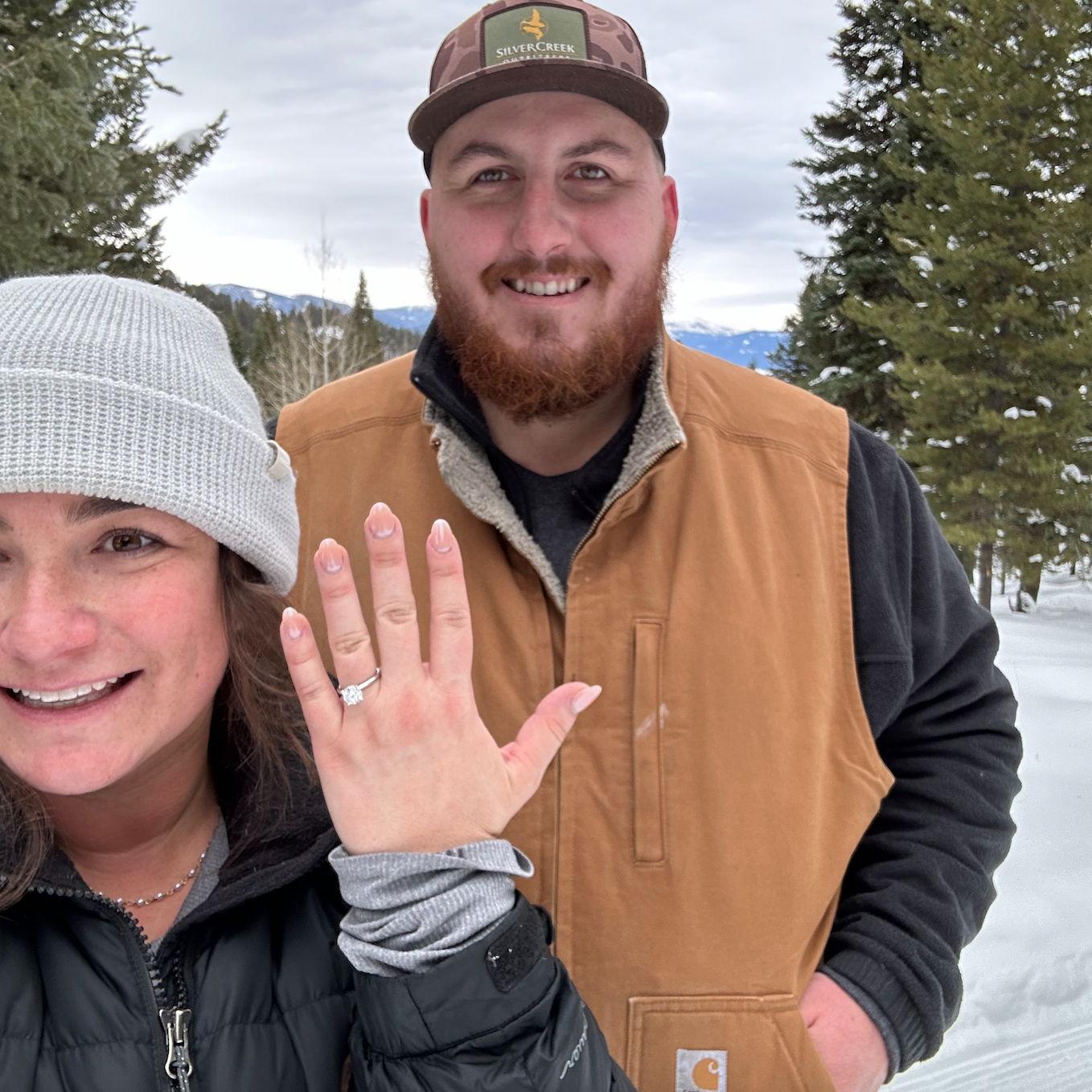 Snowshoeing in Big Sky MT