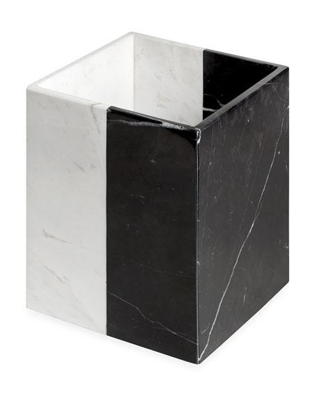 Jonathan Adler Marble Wastebasket