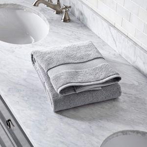 Organic Turkish Cotton Grey Bath Towel