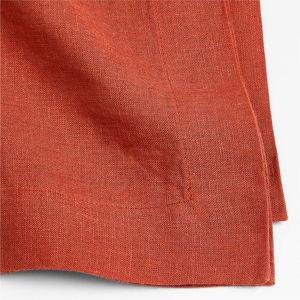 Marin Slate Blue EUROPEAN FLAX -Certified Linen Napkin, Set of 8 + Reviews | Crate & Barrel