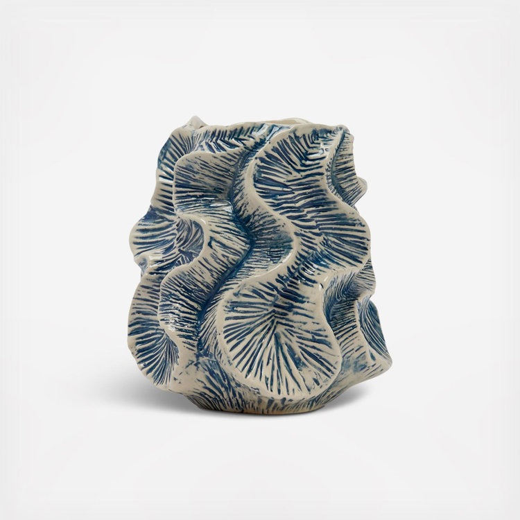 Bloomingville, Large Organic Shaped Wavy Vase | Zola