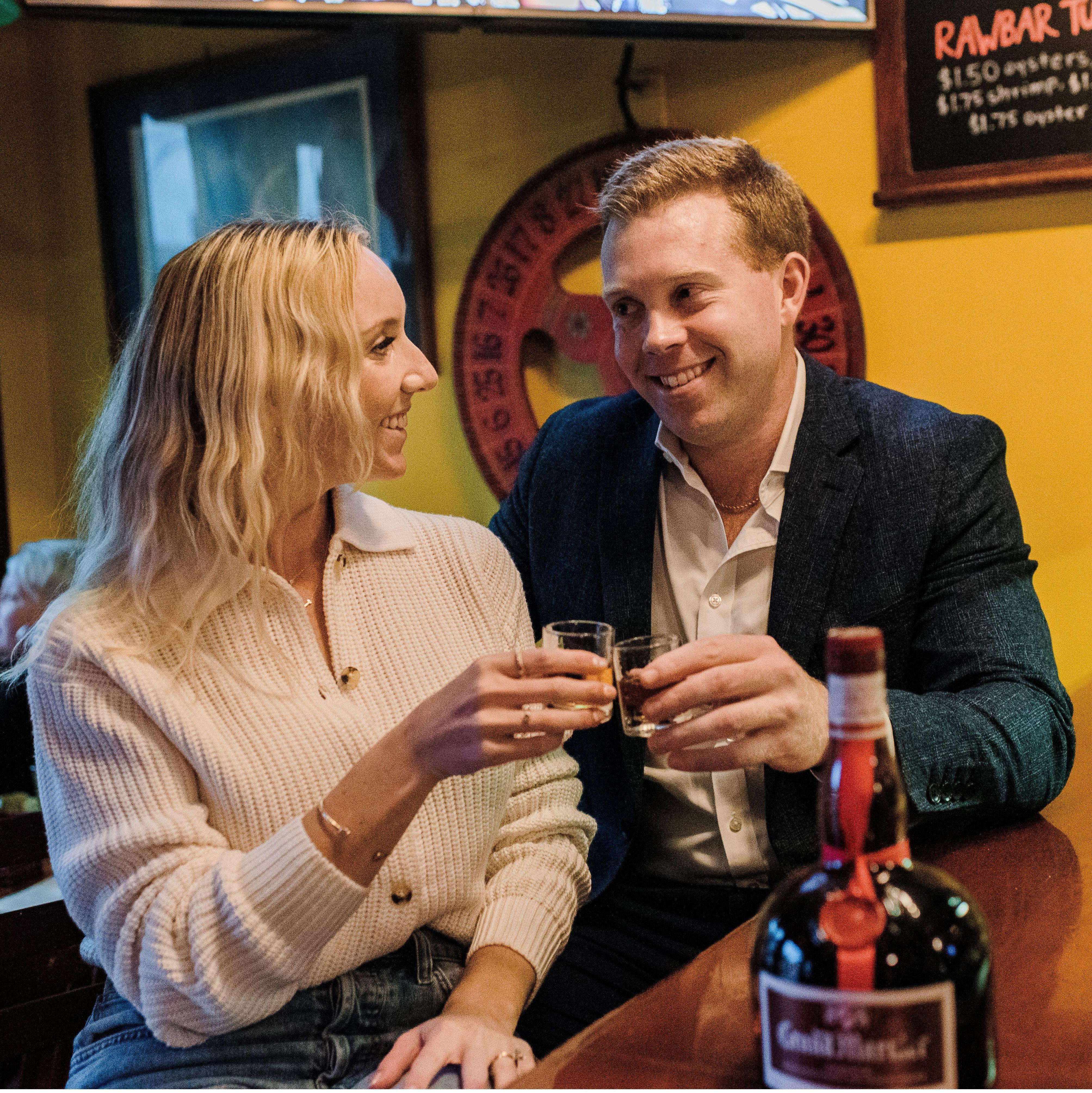Engagement photos in Newport