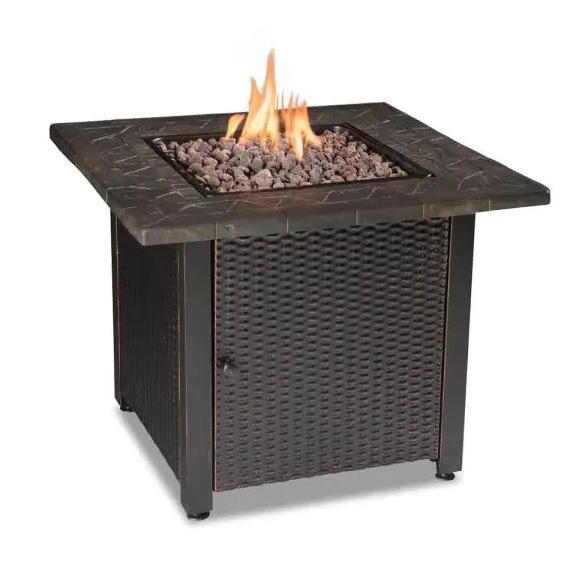 Outdoor gas firepit for our patio - 30 in