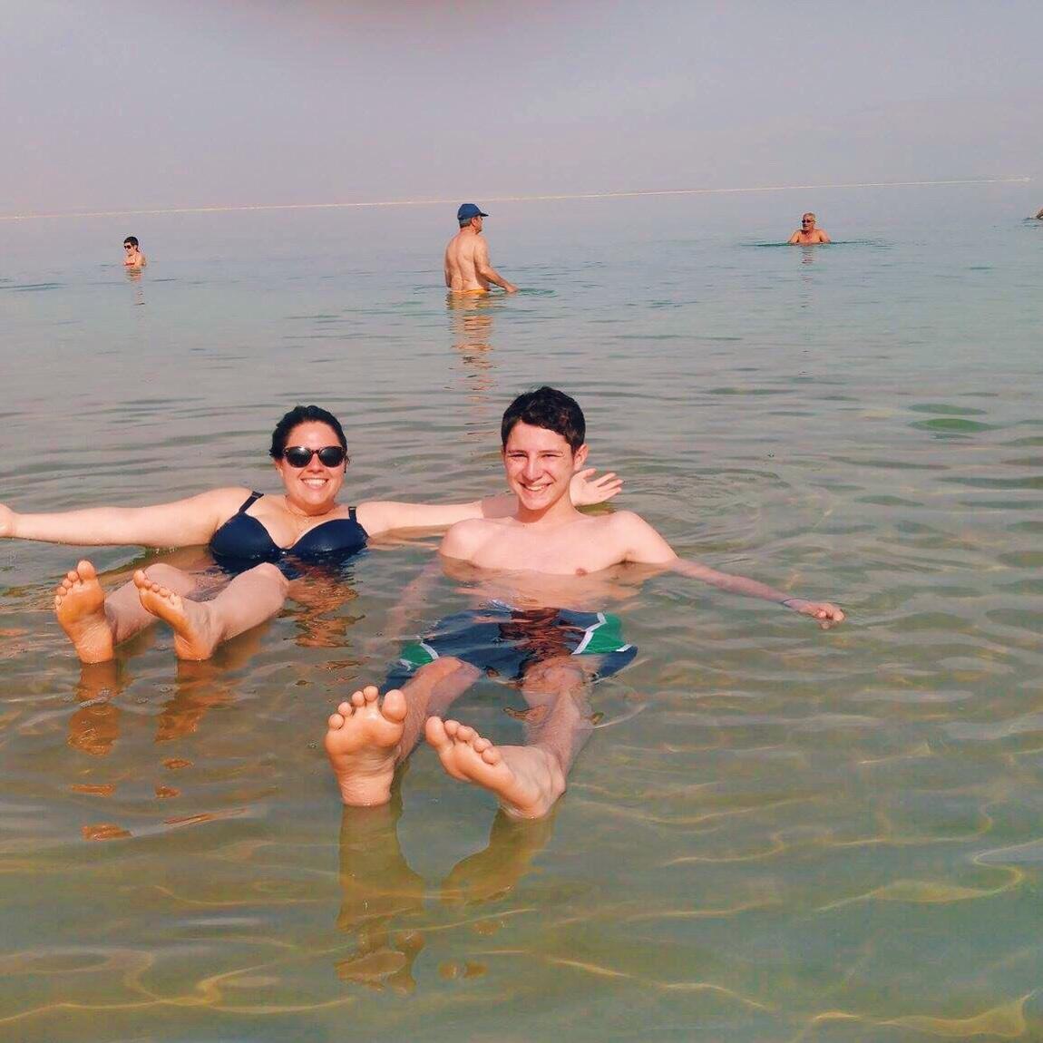 A few months after they started dating, Teddy visted Marissa during her study abroad in Israel in 2016!