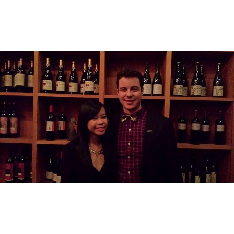 Scott invited Pearly to the Gilt holiday party. Our first formal event together.