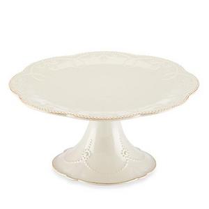 Lenox® French Perle™ Medium Pedestal Cake Plate in White