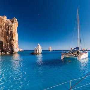 Boat tour in Greece