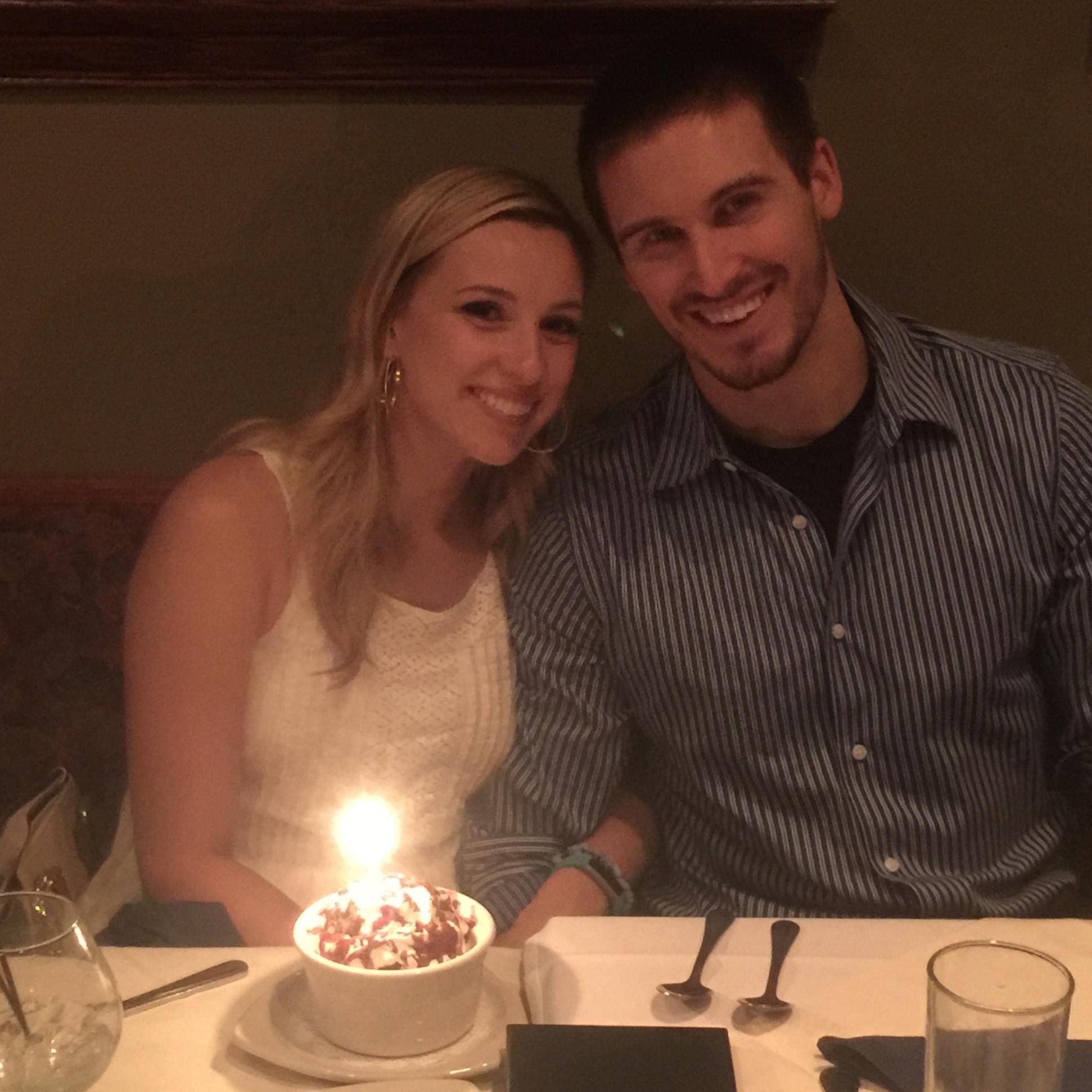 Celebrating our engagement with both families
2016