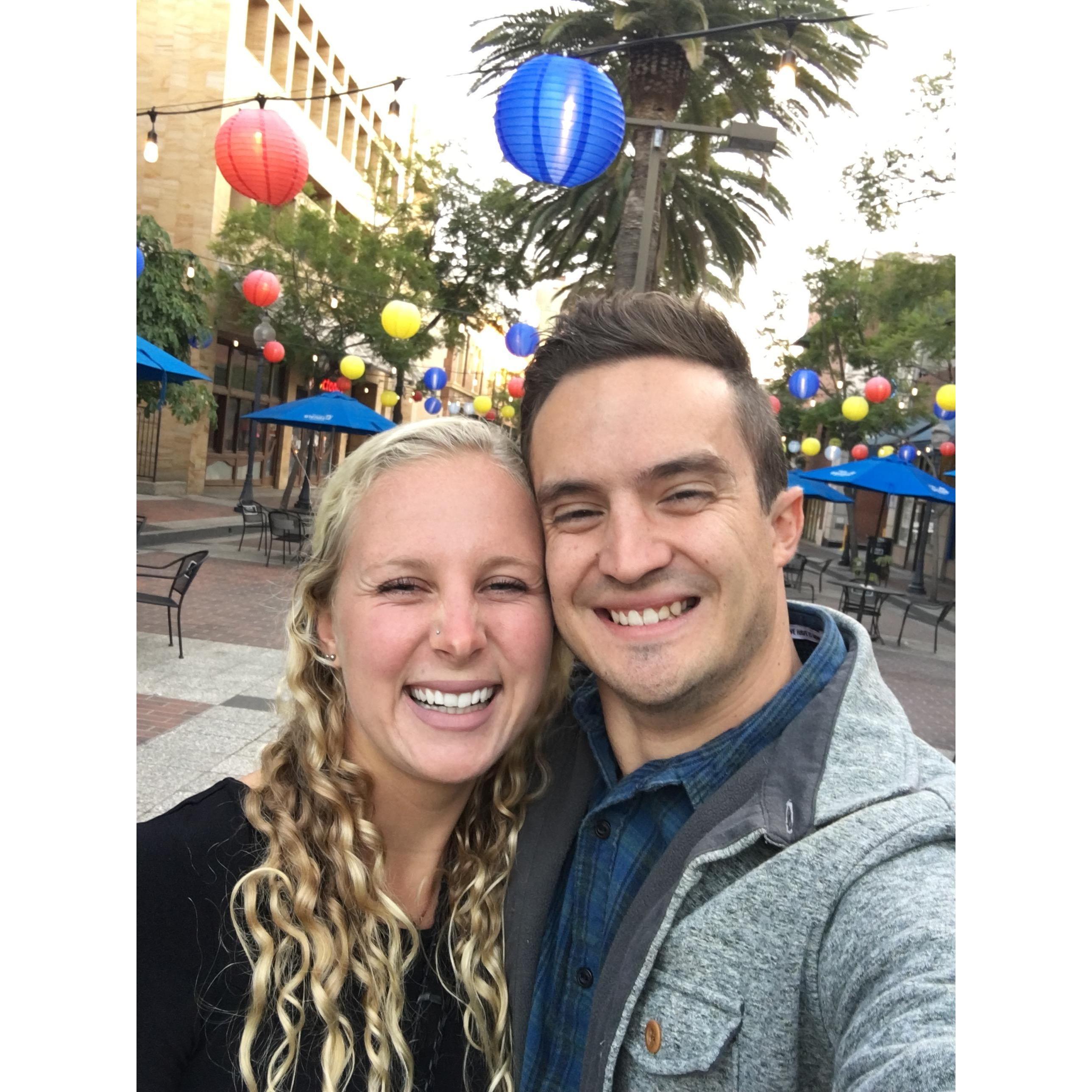 Celebrating Tucker's 30th birthday in LA!