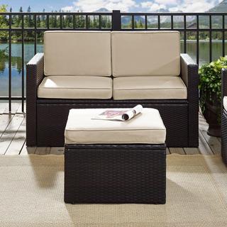 Palm Harbor Outdoor Wicker Ottoman