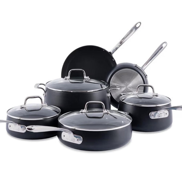 All-Clad Nonstick Cookware Set - Black