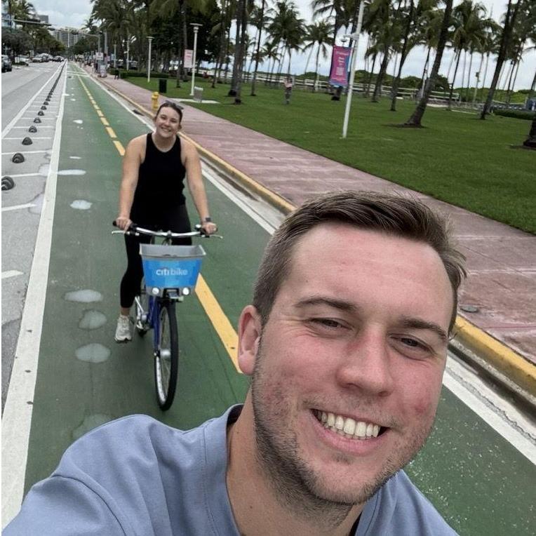 Biking in Miami Beach