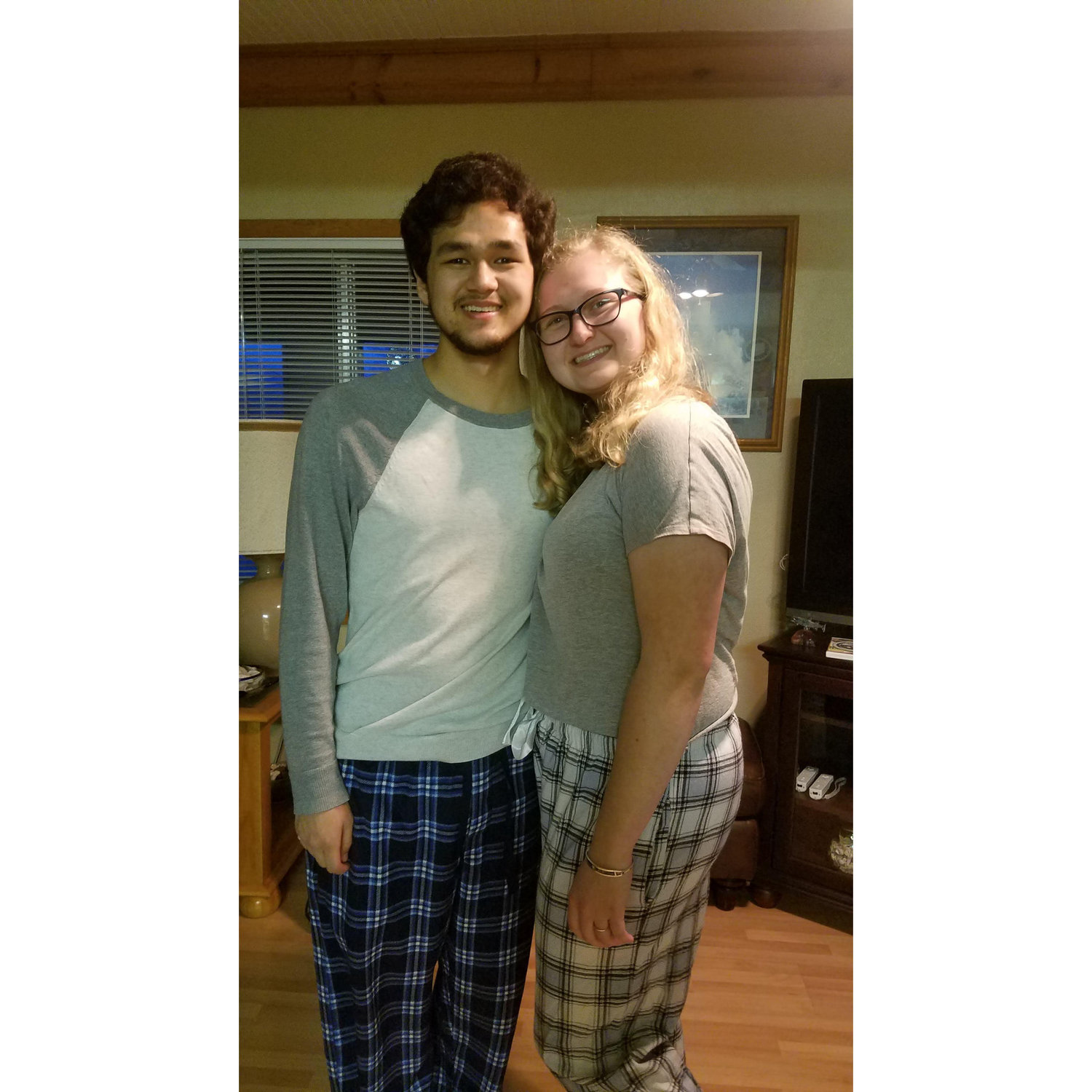 Our first matching christmas jammies - 2019
