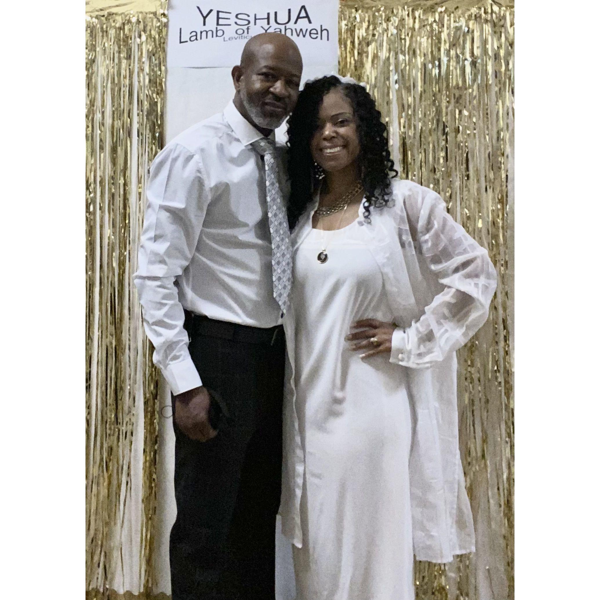 Passover Dinner at church (Rescue Missionary Center Church)