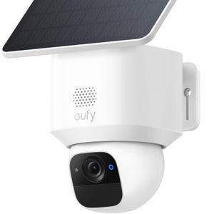 eufy Security SoloCam E30, Security Cameras Wireless Outdoor, Solar Camera Outdoor Wireless, 360° Pan, AI Tracking, 2K Clarity, HomeBase S380 Compatible, No Monthly Fee