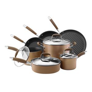 Meyer - Anolon Advanced Bronze Hard Anodized Nonstick 11-Piece Cookware Set