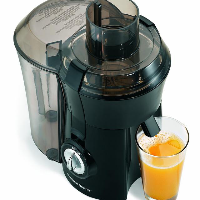 Hamilton Beach 67601A Big Mouth Juice Extractor Electric Juicer, 800 Watt, Black