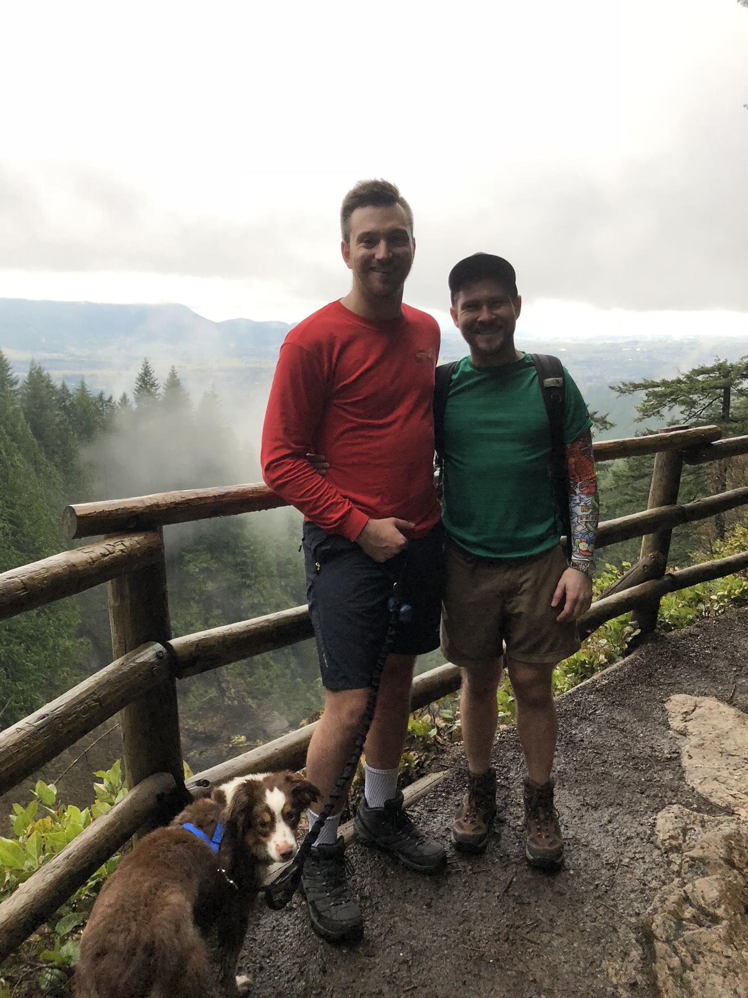Our first hike together back in 2018.