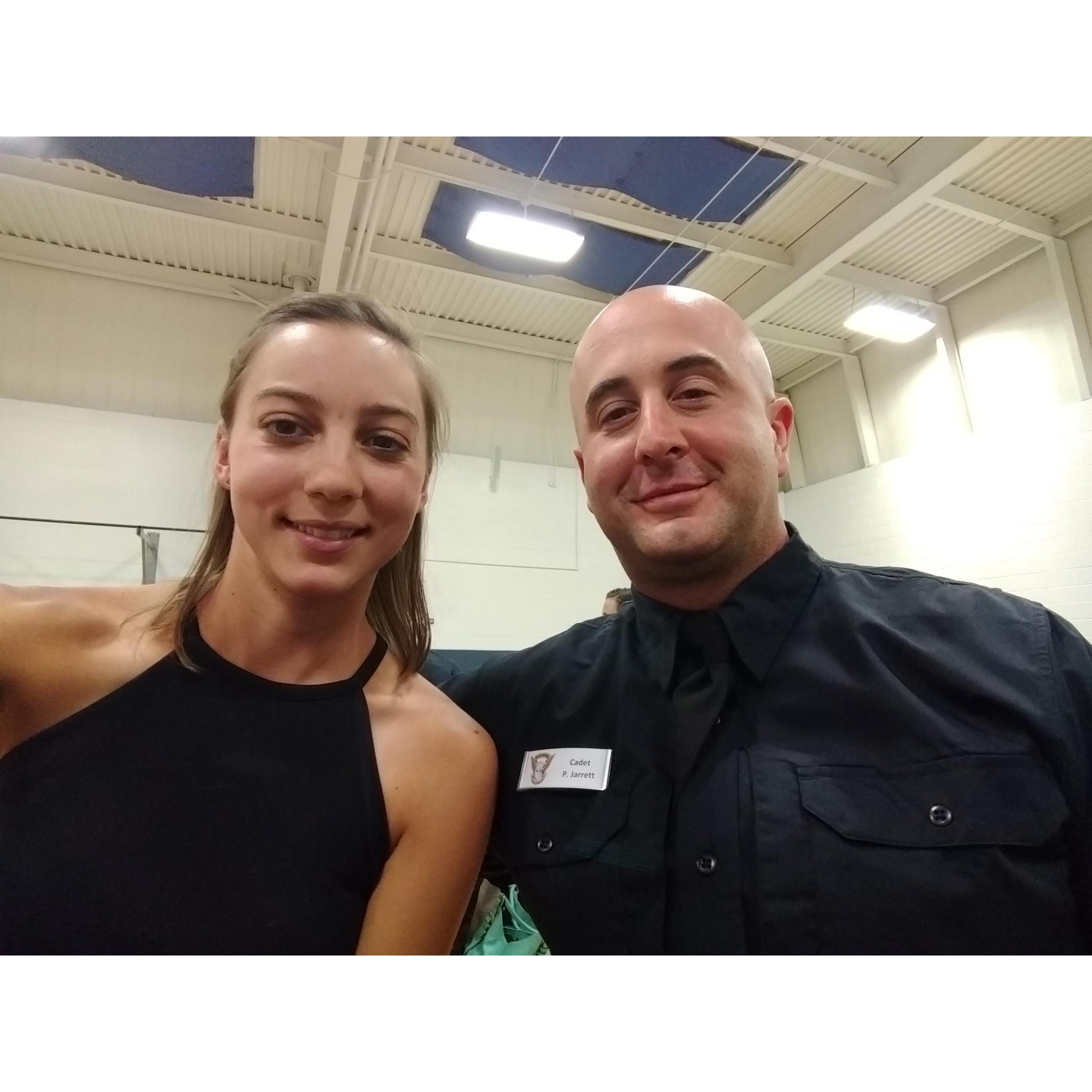 So proud of my cadet.