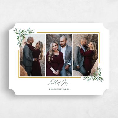 Yellow Ticket Holiday Card - Altadena Landscape