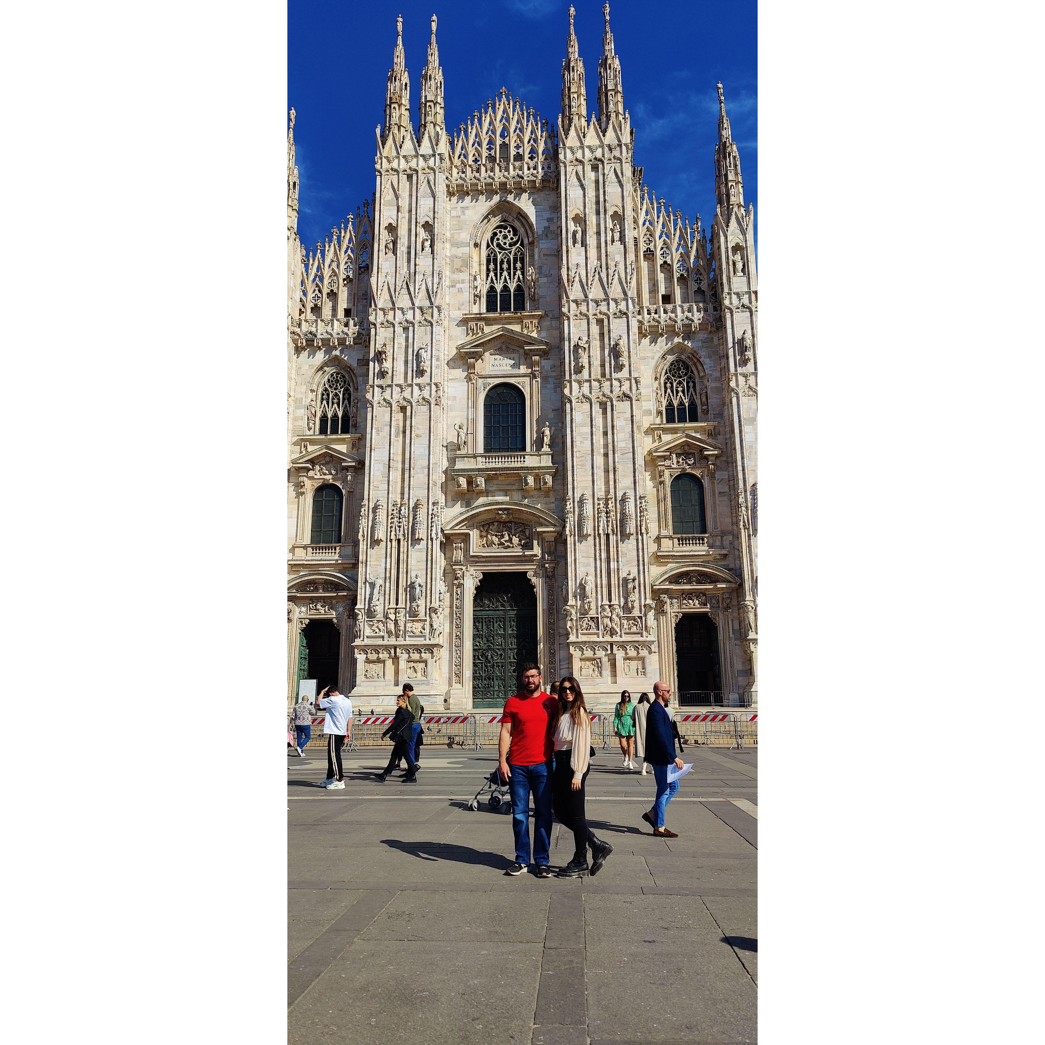Had to snap a pic in front of the Duomo in Milan, Italy.