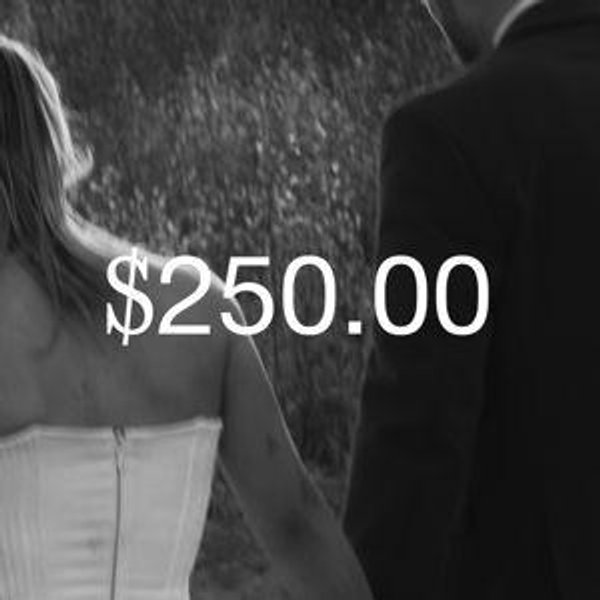 $250 - Honeymoon Fund