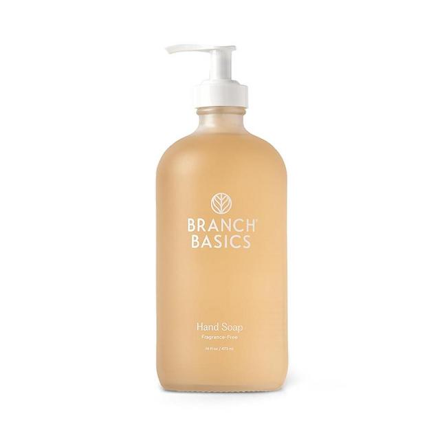 Branch Basics Gel Hand Soap – 16oz Bottle | Plant & Mineral-Based Formula with Aloe, Chamomile & Meadowfoam Oil | Nourishing, Fragrance-Free & Gentle on Sensitive Skin