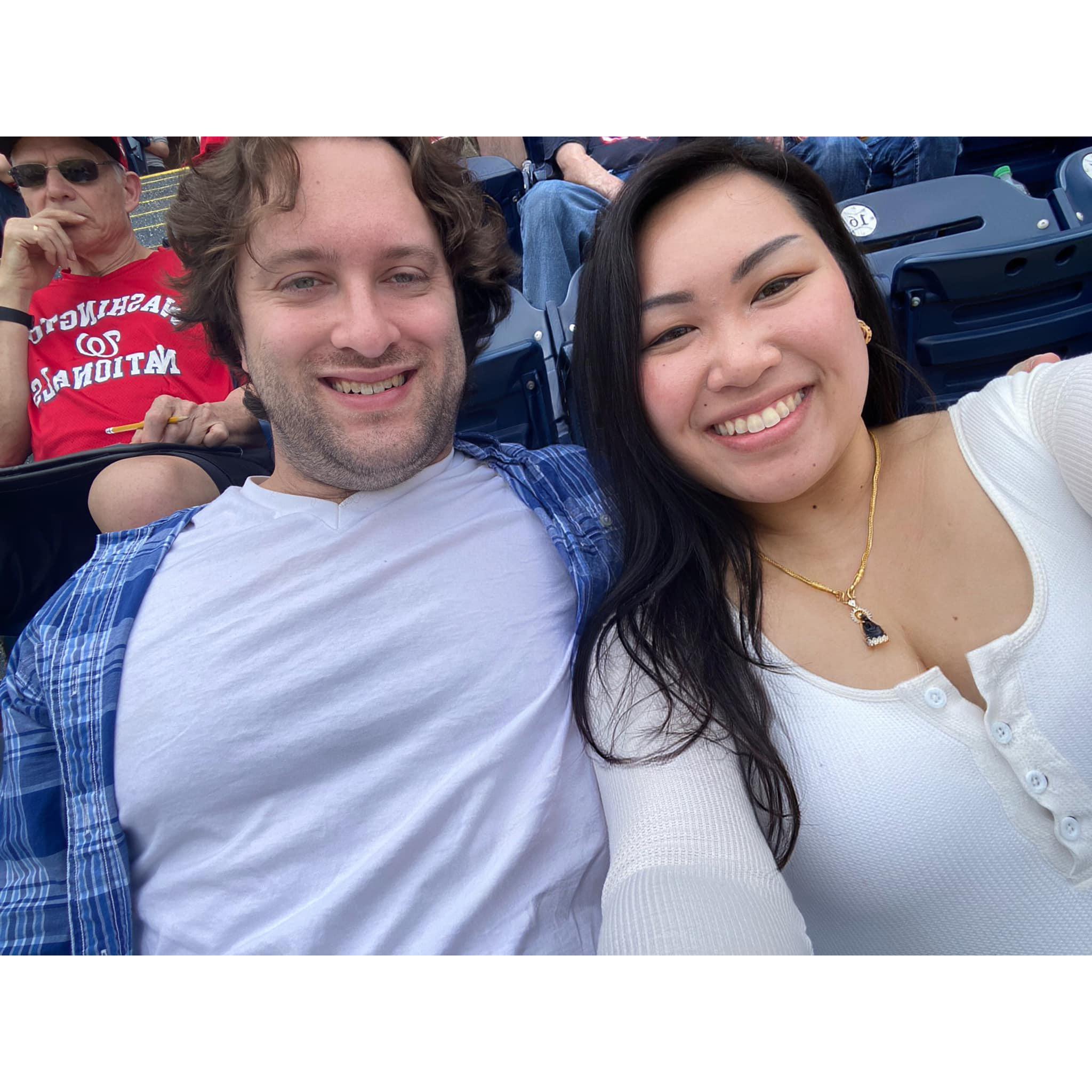 First official date at National Park