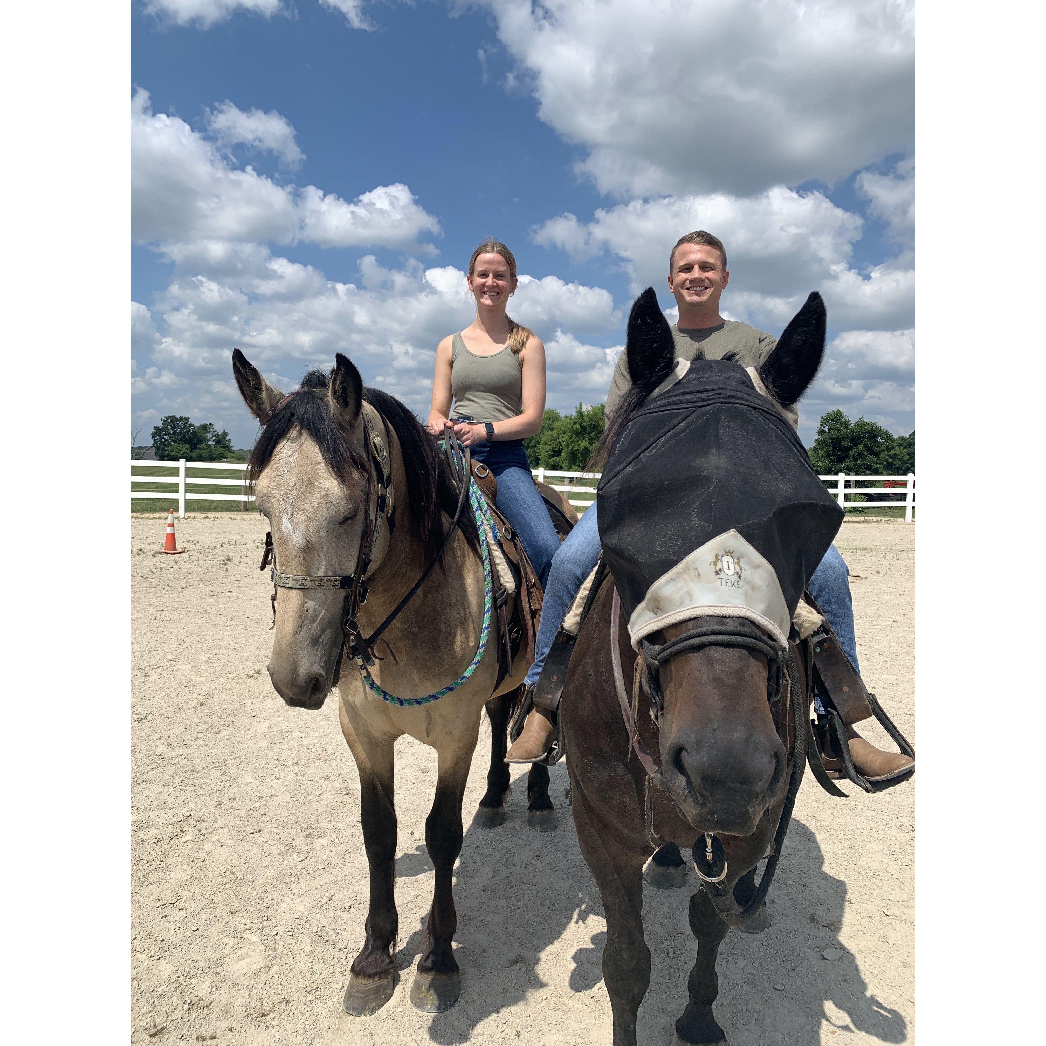 Horseback riding - July 2023