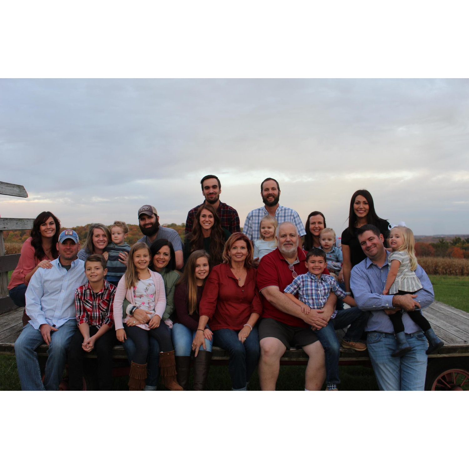 The entire Goff family