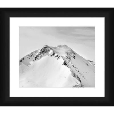 Snowed Mountain Framed and Matted Print - PTM Images