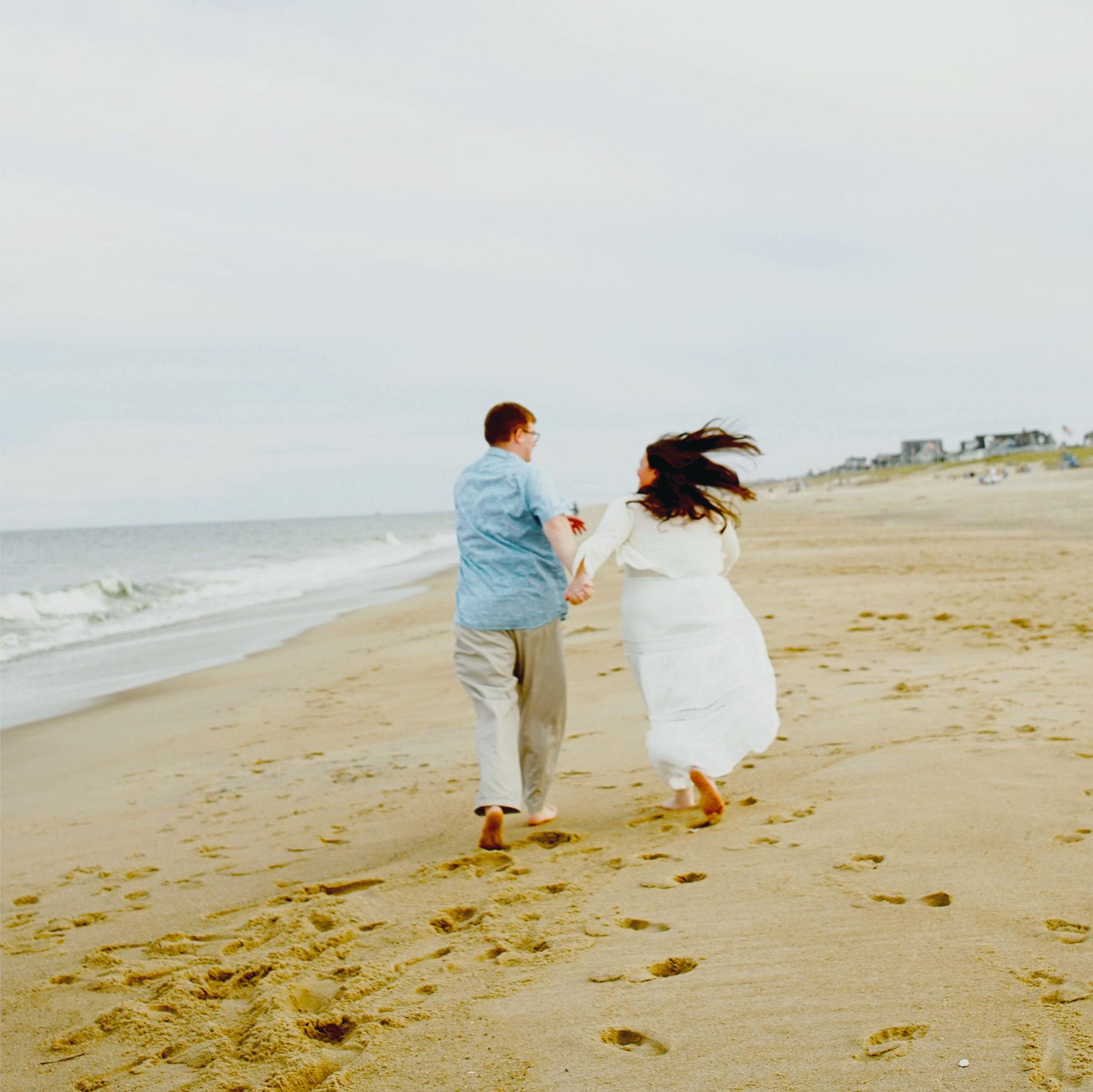 Running into marriage hand in hand!