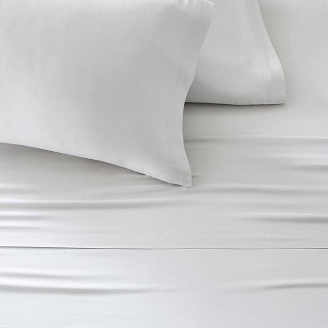Brushed Silky TENCEL Sheet Set, Queen, Frost Gray