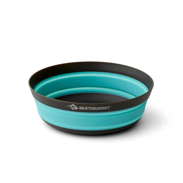 Sea to Summit Frontier Ultralight Collapsible Bowl, Medium (23 fl oz), Aqua Sea Blue