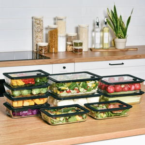 Set de Recipientes de Vidrio (Glass food storage)