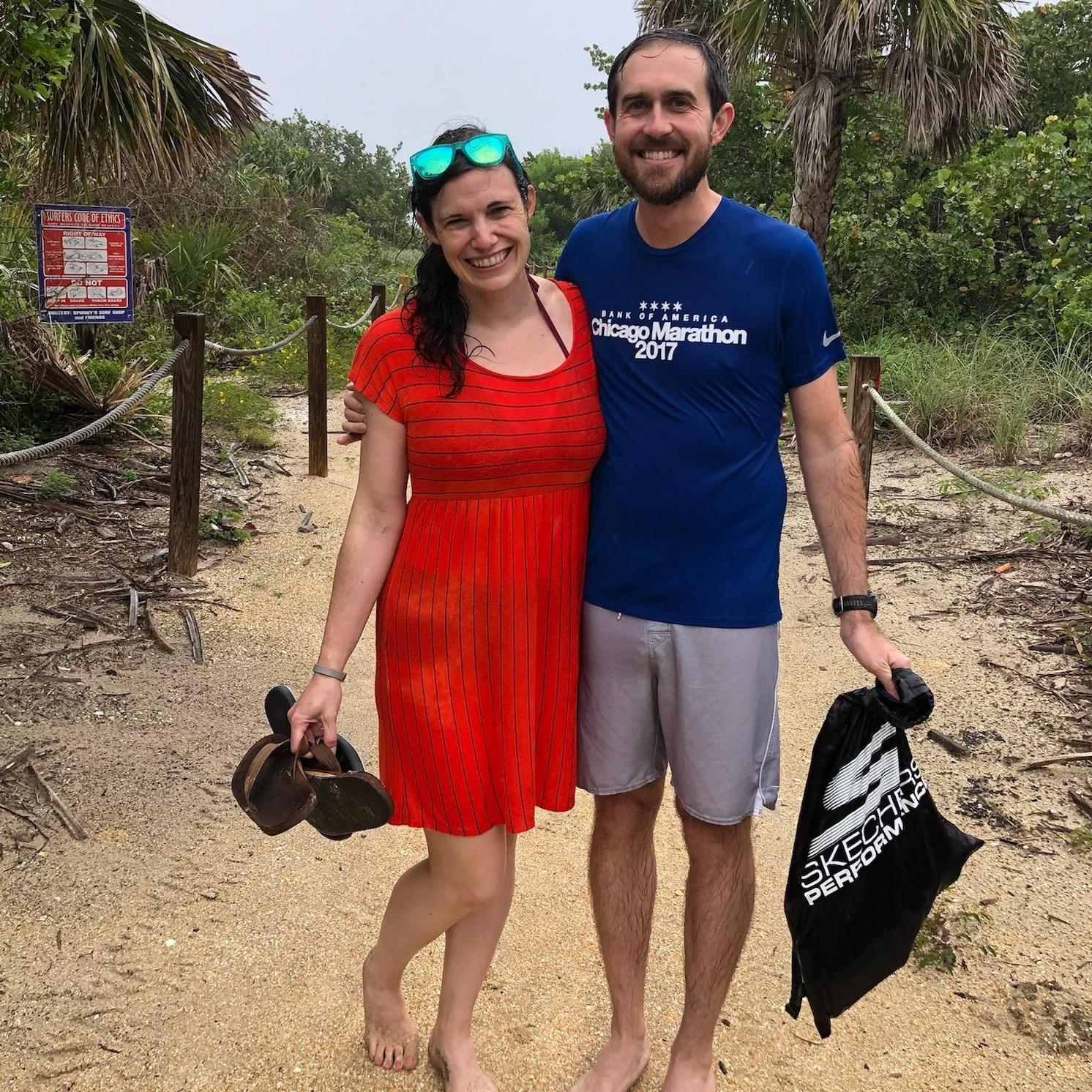 Caught in a rainstorm at the beach in Fort Pierce, FL - May 2018