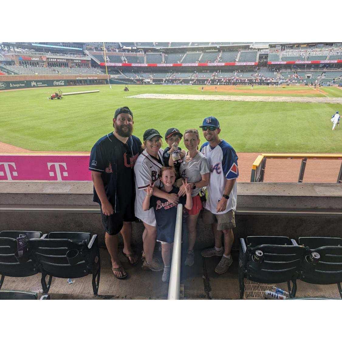 Braves with the Family!